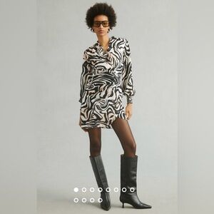 Anthropologie Printed Wrap Dress Size 2- worn once